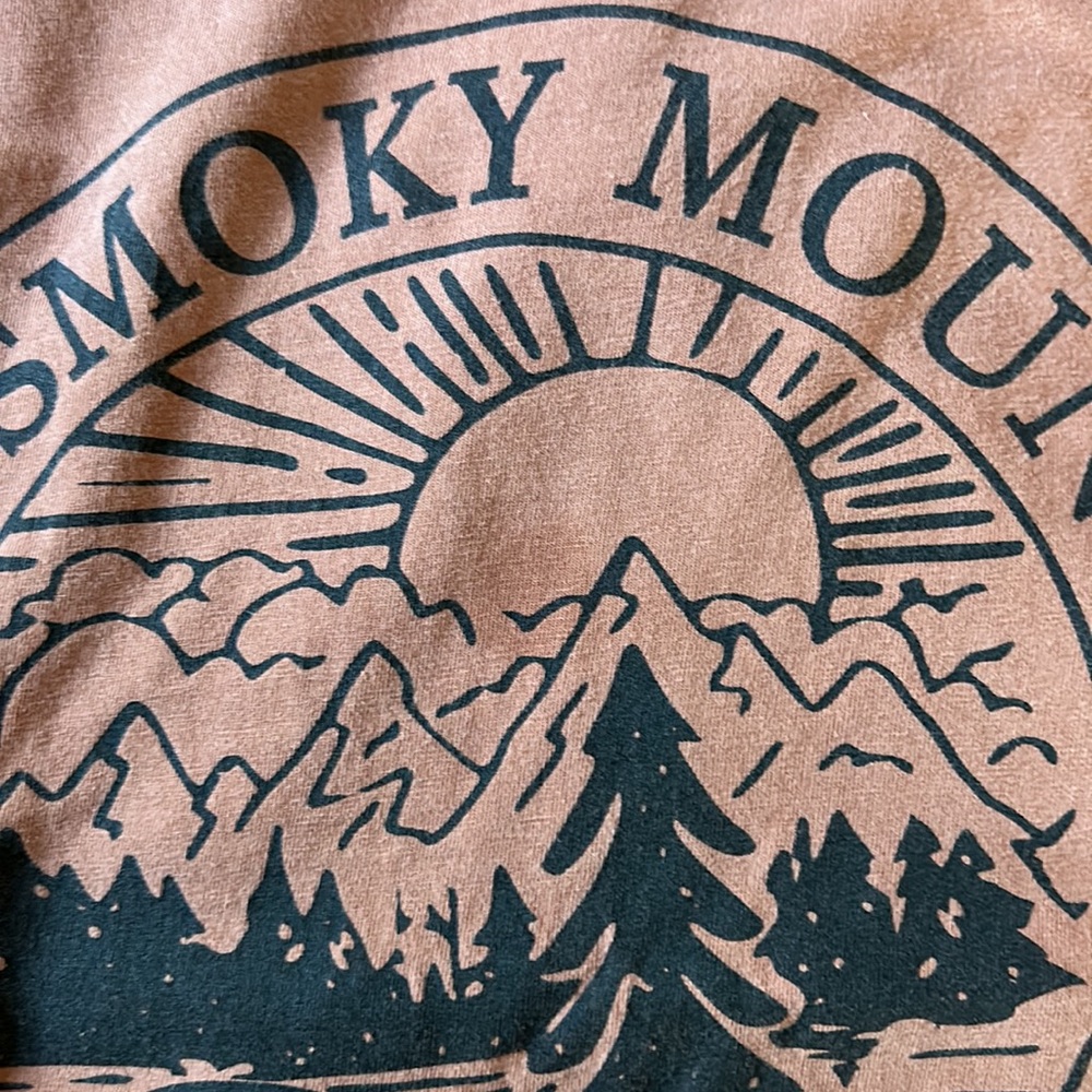 Great Smoky Mountains Brown T-Shirt